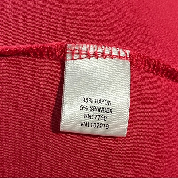 Merona Pink Women's V-Neck Empire Waist Sleeveless Tank Style Sundress Size XL - Picture 4 of 6